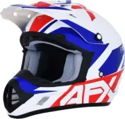 AFX FX-17 Aced MX Offroad Helmet Red/White/Blue