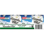 Canadian Club & Dry Zero 4x6x375ml