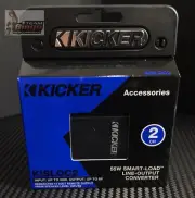 Kicker KISLOC2 2 Channel Line Level Output Converter Factory Speaker to RCA out