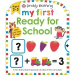 MY FIRST READY FOR SCHOOL 學前練習 硬頁書 原文 幼兒園 英文 3-5歲 學齡前 珍貴 絕版書