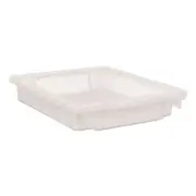 HON HFMBIN3 Flagship 12.75" x 16" x 3" Storage Bins - Translucent White New