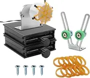 Lure Fishing Rod Reel – Professional Rod Wrapping Machine with Epoxy Dryer | Efficient Portable Rod Building Kit, Multifunctional Fishing Tool for Poles, Repair and Maintenance, 220V/110V