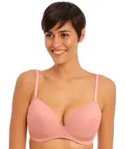 Freya Undetected Underwire Moulded T-shirt Bra - Ash Rose (Size 8H)