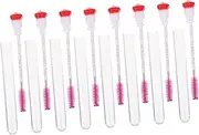 [WOONEKY] 8pcs Eyebrow Makeup Brush Tube Set Lash Applicator Brush Comb for Women Girls
