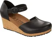 [Birkenstock] Womens Mary Sandal Black Leather 42 N EU Women's 11-11.5 US