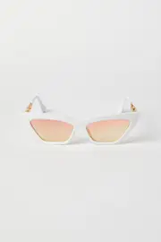 White Cat Eye Fashion Sunglasses