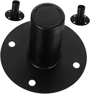 jojofuny 3pcs Universal Aluminum Alloy Speaker Bracket Speaker Stand for Stage and Desktop Stable Support with Anti-Vibration Features