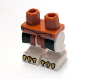 Lego - Minifigure Legs - White Orange Green, Alien/Creature, Bird, Robe, Claws