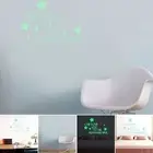 Luminous Glow In The Dark Moon Star Wall Sticker Home Art Decor Kids Room Decals