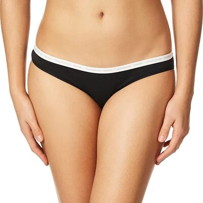 Calvin Klein Women's CK One Cotton Bikini Single Size S - BLACK