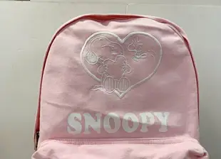 【震撼精品百貨】史奴比 Peanuts Snoopy SNOOPY帆布後背包-粉#42600 震撼日式精品百貨