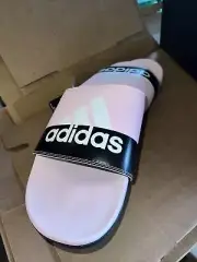 Adidas Adilette Comfort Pink WhitevOriginal Adult Slide Sandal Men Size 18