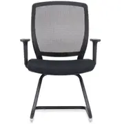 RAPIDLINE HARTLEY VISITOR MESH BACK CHAIR 440mmH x 510mmW x 480mmD Black