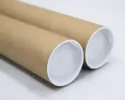 Mailing Tubes with Caps, 2 inch x 18 inch (2 Pack) | MagicWater Supply