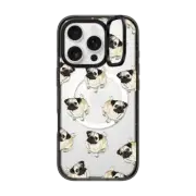 iPhone 16 Pro Impact Ring Stand Case MagSafe Compatible PUG PATTERN
