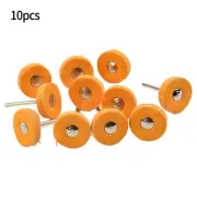 10pcs Small Polishing Wheels Buffing Pads With Shank For Electrical Grinding