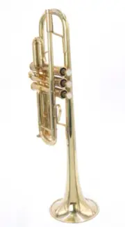 KCTC Prototype Orchestral C Trumpet In Polished Raw Brass