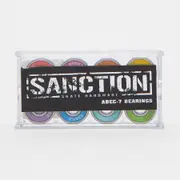 [Sanction] Sanction Rainbow Abec 7 Skateboard Bearings One Size