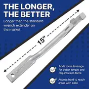 Wrench Extender Adaptor Extension Bar Tool With Small Universal Square Hole