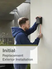 Replacement Exterior Lighting Installation Service - Initial