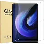 Vekol 2 Pack Tempered Glass for Xiaomi Pad 6 / Xiaomi Pad 6 Pro 11 inch,Screen Protector HD Clear Film Guard, 9H Hardness, Anti-Scratch, Touch Sensitive,Bubble Free