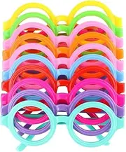 Vaguelly 10pcs Children's Glasses Frame Sunglasses Nativity Toys for Kids Candy Colors Glasses Frame Festival Props Funny Glasses Frames Baby Toys No Lenses Party Supplies Boy PVC