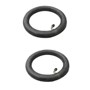 2PCS 8 Inch 8X1 1/4 Scooter Inner Tube with Bent Valve Suits A-Folding Bike Electric / Gas Scooter black