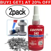 2PCS Loctite 242 50ml Medium Strength Threadlocker methacryl Industrial Glue