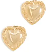 Kenneth Jay Lane Women'S Heart Clip Earrings