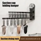 Versatile Handkerchief Hangers Clothes Drying Rack Wall Mounted Sock with 28