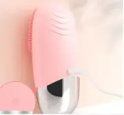 Electric Silicone Facial Cleansing Brush – Deep Pore Cleanser & Skin Massager