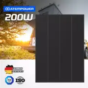 Atem Power 12V 200W Bifacial Solar Panel Kit Mono Shingled Fixed Caravan Camping