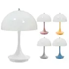 Cordless Touch Mushroom Lamp 3 Colors Dimmable USB Charging LED Lamp Home Decor
