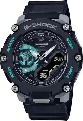 Casio G-Shock GA-2200M-1A, Carbon/Resin Case, Black, 50.8mm, New
