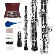 New Oboe C key Ebonite Wood 3rd Octave left F Resonance F with case #G1
