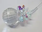 40mm Multi Facet Crystal Ball Suncatcher with Large Swarovski Crystals, Gift Box
