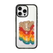 iPhone 16 Pro Max Impact Case LOVE IS LOVE