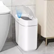 Automatic Bathroom Trash Can with Lid 3.5 Gallon Smart Touchless Garbage for Bin