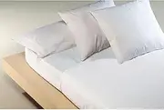 120 cm Bed Sheet White Soft Durable Easy Care