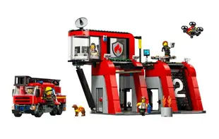 【LEGO 樂高】磚星球〡 60414 城市系列 消防局和消防車 Fire Station with Fire Truck