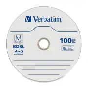 Verbatim Blu-ray Recordable Media - Bd-r Xl - 4x - 100 Gb - 25 Pack Spindle -