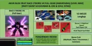 Blox Fruit Acc - Cyborg V4 Full Gear - Godhuman + CDK + Soul Guitar - Roblox