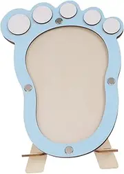 CIMAXIC Footprint Photo Frame Growth Record Photo Holder Stylish Wall Art for Parents