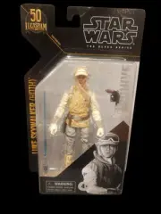 STAR WARS THE BLACK SERIES 50TH ANNIVERSARY LUKE SKYWALKER (HOTH) MOC ACTION FIG