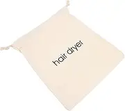 [Ipetboom] Hair Dryer Storage Bag Travel Drawstring Container Large Capacity Hair Dryer Holder for Home Use