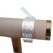 VERA BRADLEY Women's Silver Plated Hammered Cuff Bracelet NWT MSRP $68