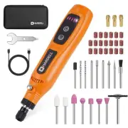 Mini Cordless Rotary Tool 3.7V, 5-Speed Rotary Tool Kit with 43 Accessories, ...