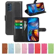 Premium Leather Wallet Case Flip Cover For Motorola Edge 50 Pro / Edge 20 Fusion