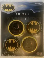 Batman Yo-Yos 2001 Tapper Set Of 4 Unopened Package