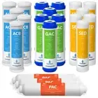 3 Year Reverse Osmosis System Replacement Filter Set 21 Filters, Carbon GAC, ...